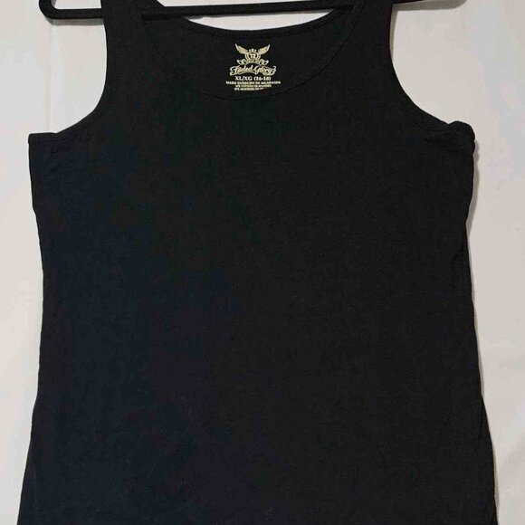 Faded Glory Black Tank Top - Picture 1 of 3